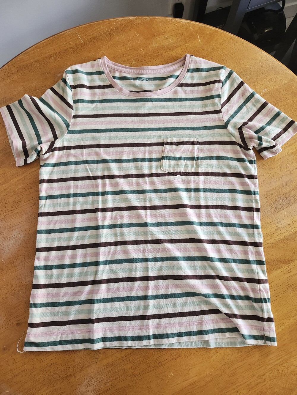 Vintage Northern Reflections Striped T-Shirt, 100% Organic Cotton